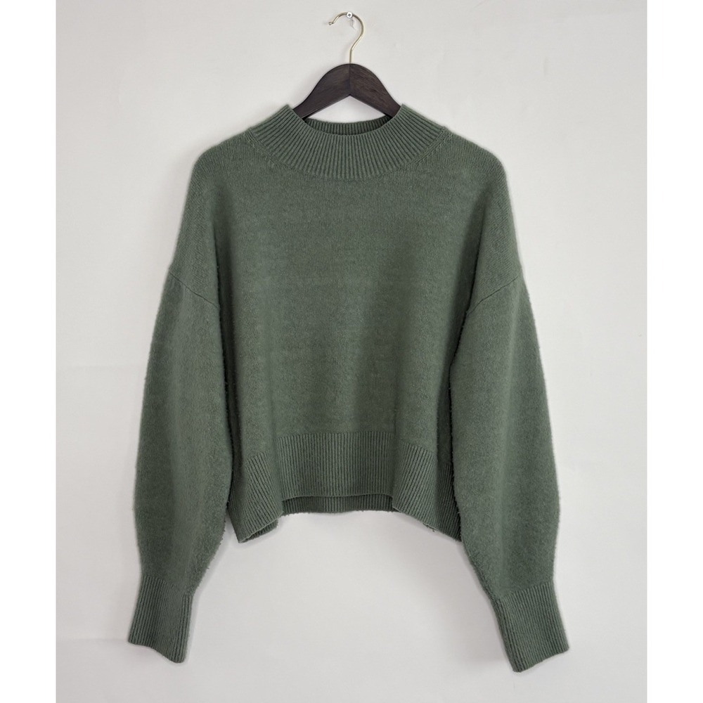 & Other Stories Sweater Womens Medium Jade Green Dolman Pullover Jumper Knit